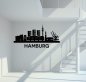 Preview: 14008 Skyline Hamburg Wandtattoo